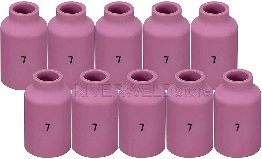 炉壇 RIVERWELD TIG Gas Lens Alumina Nozzle Ceramic Cups 54N15 7